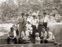 Miller family boating